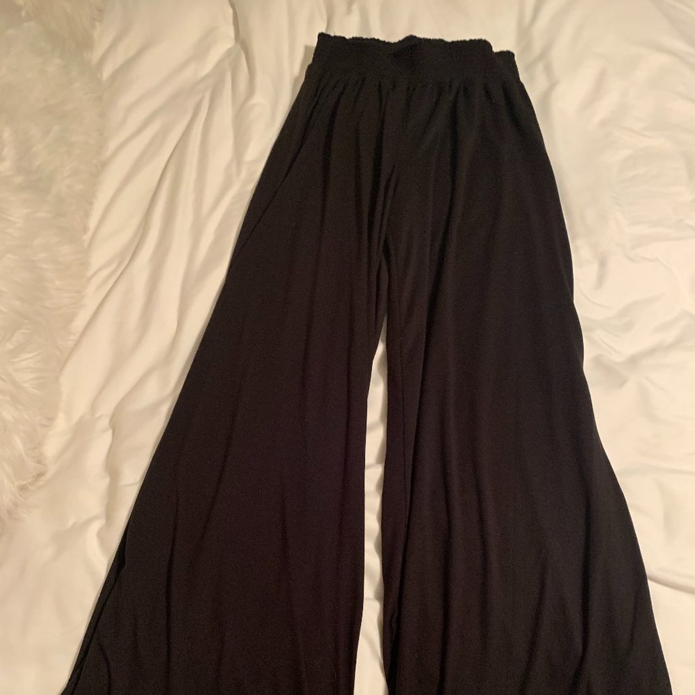 Flowy Black Palazzo Pants